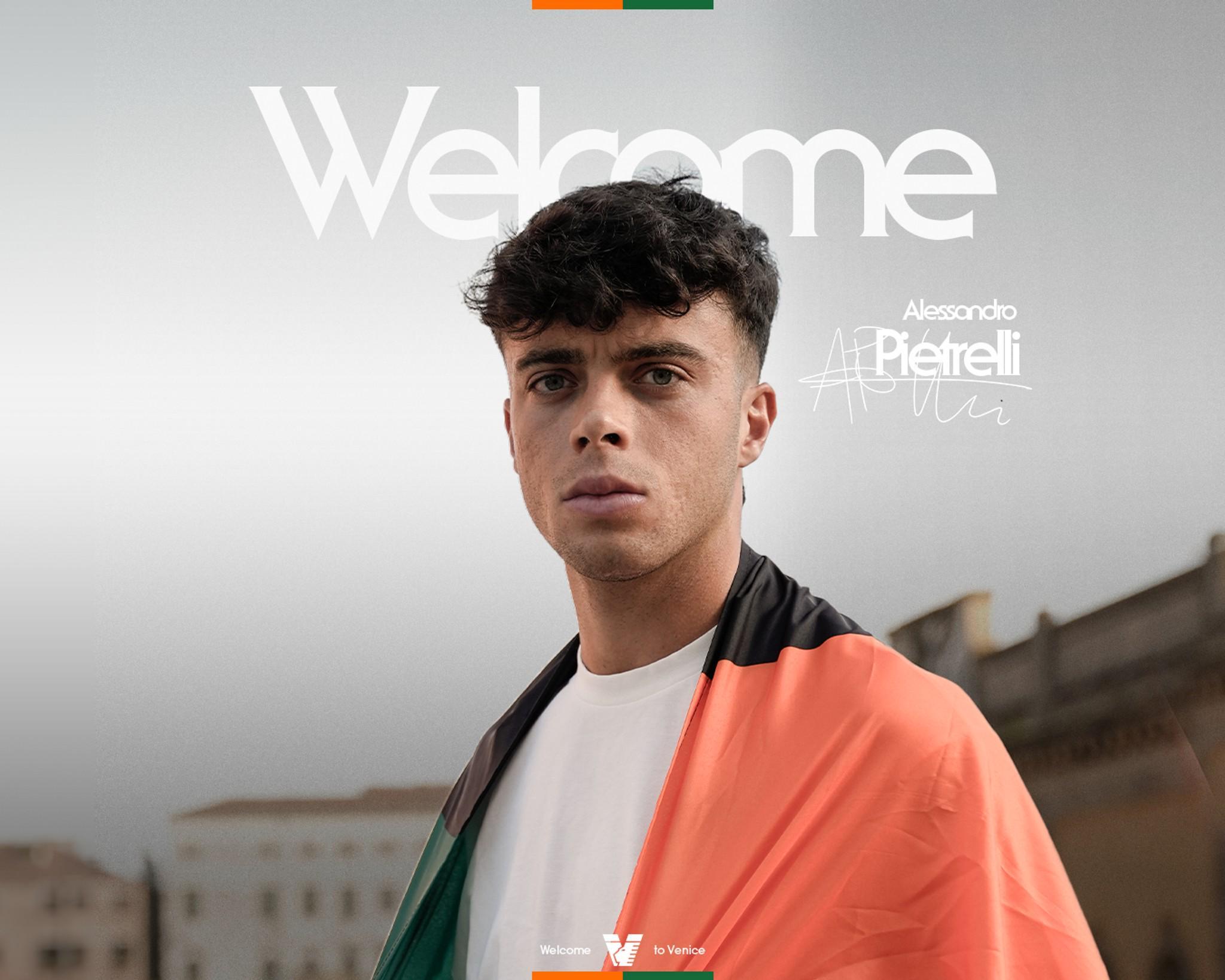 官方：威尼斯租借尤文中场彼得雷利，含选择买断与回购条款